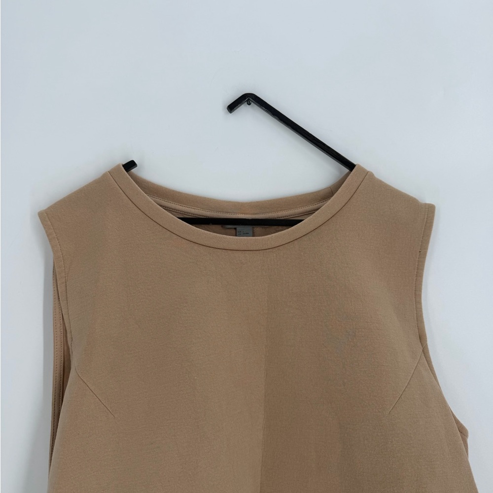 Cos Sleeveless Top With Overlapping Back
